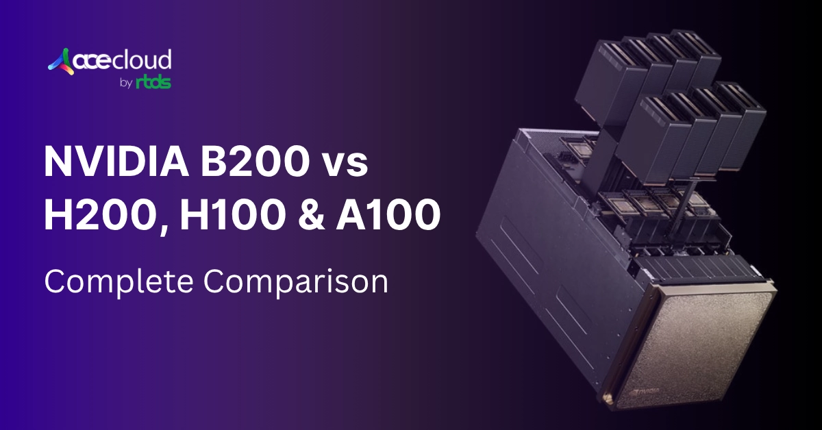 NVIDIA B200 vs H200, H100 & A100: Complete GPU Comparison