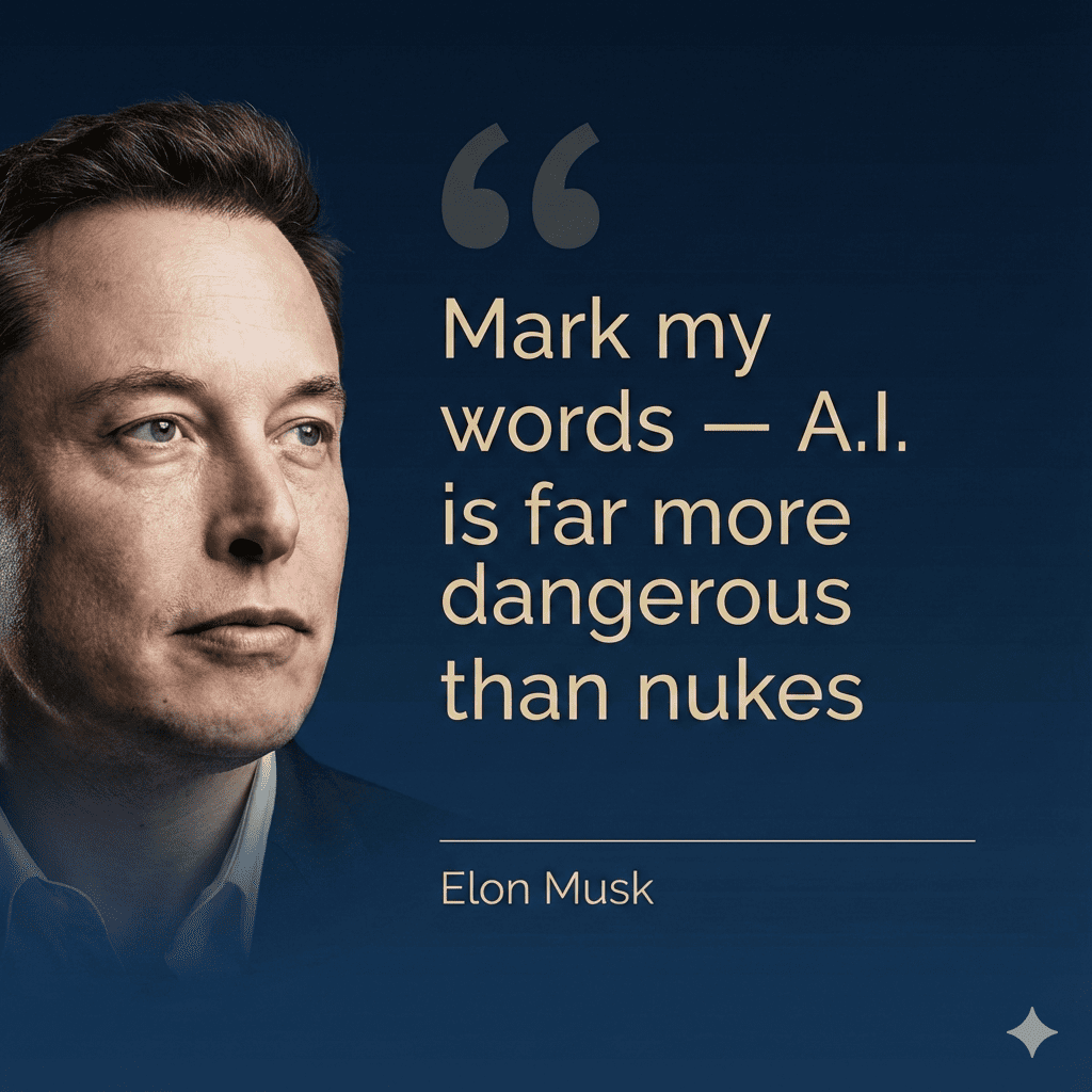 AI Quote design elon musk