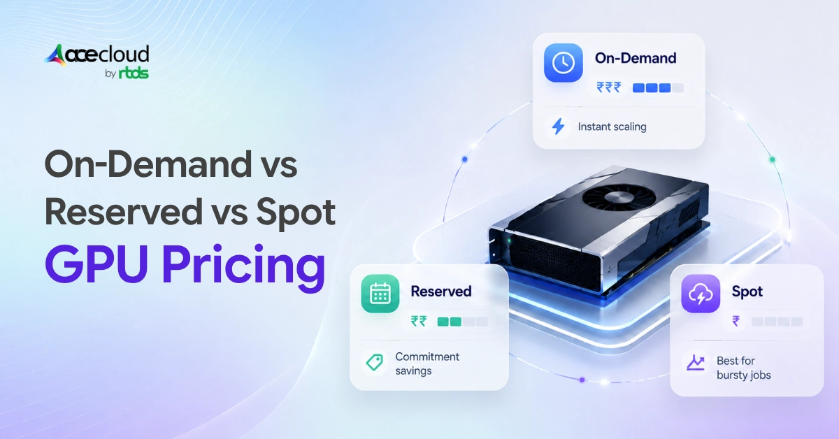 On-Demand vs Reserved vs Spot GPU Pricing in India: Which Costs Less?