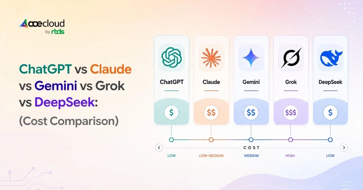ChatGPT vs Claude vs Gemini vs Grok vs DeepSeek: Cost Comparison