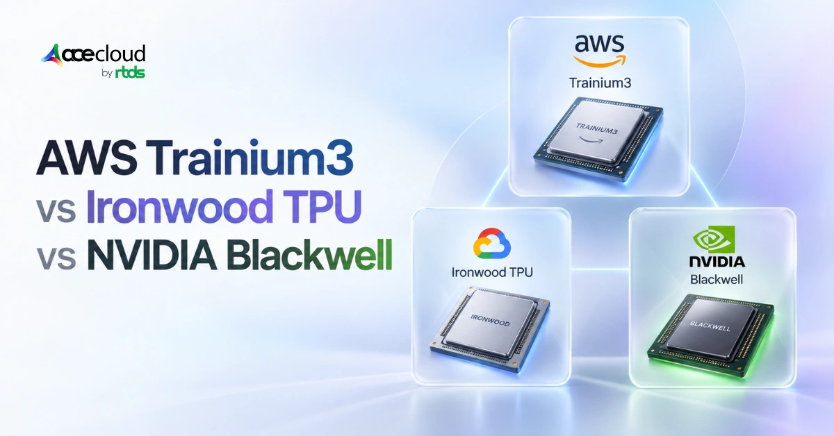 AWS Trainium3 vs Google Ironwood TPU vs NVIDIA Blackwell: Cloud AI Silicon Compared